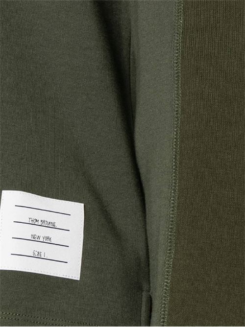 Maglione verde con barre THOM BROWNE | MJS245A07323320